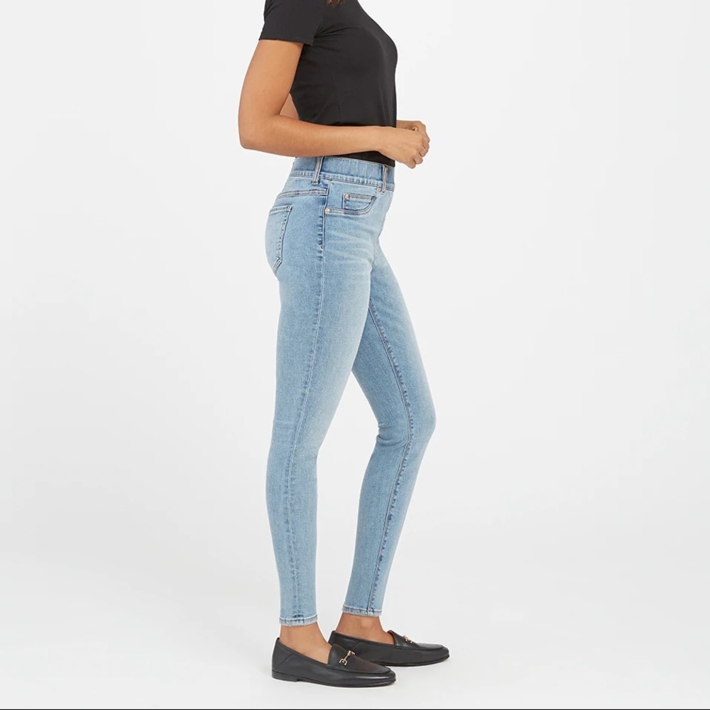 Spanx Ankle Skinny Jeans, Light Vintage Wash (Tall Sizes)